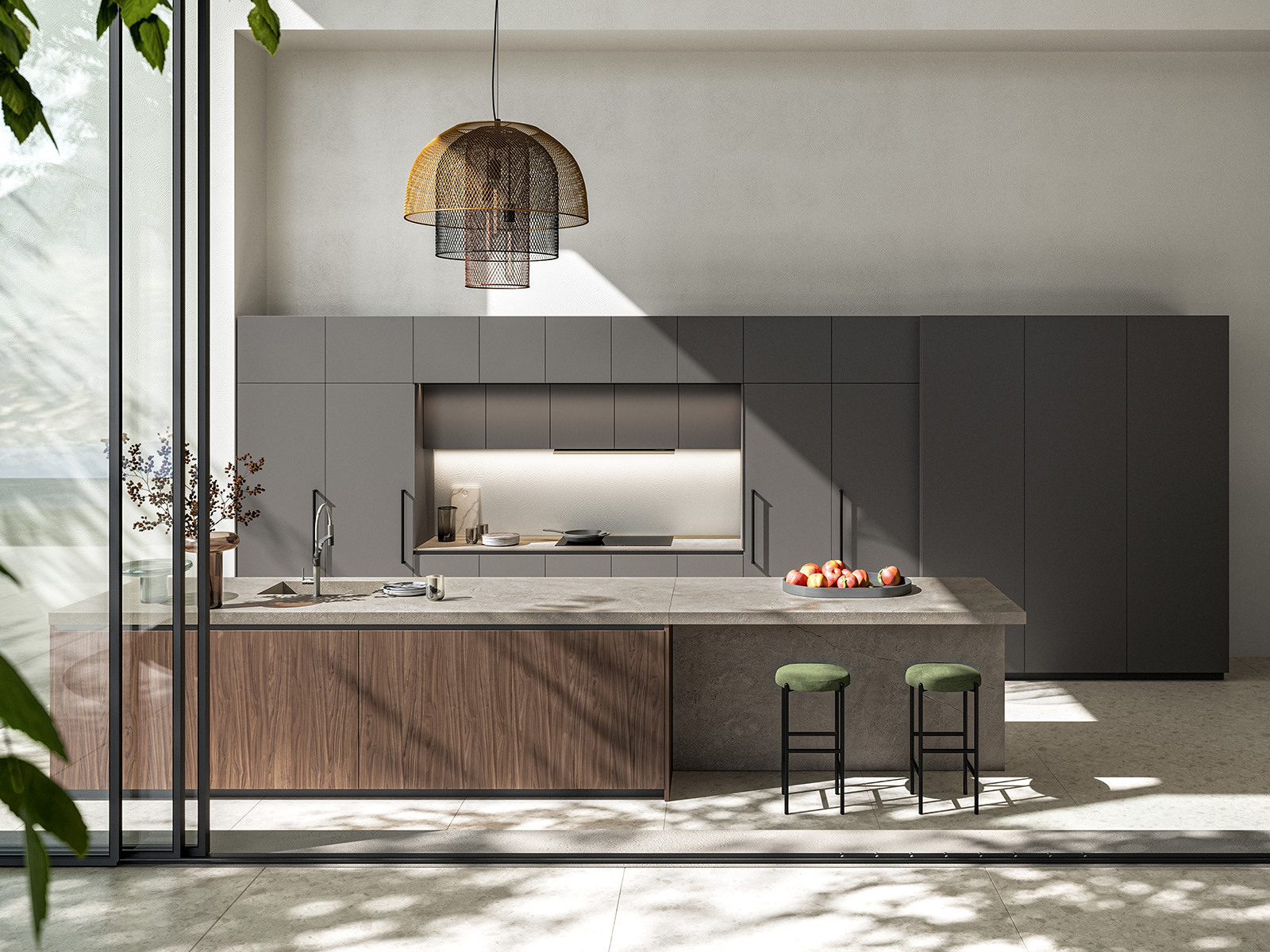 Кухня Vetro & Pietra